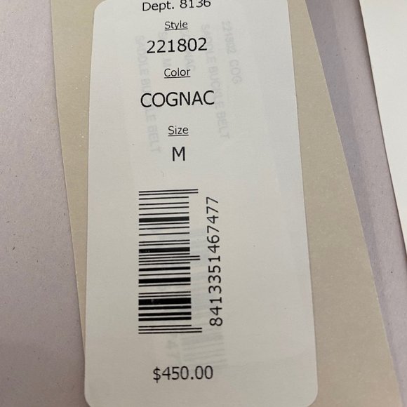 GABRIELA HEARST Saddle Buckle Belt, Cognac - Picture 4 of 5